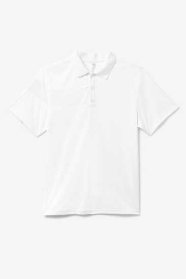 Fila Homme Blanc Line Polo 100 Blanche Fila France EMH-317064